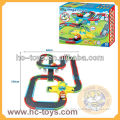 Cartoon toys electronic railway toys with light and music